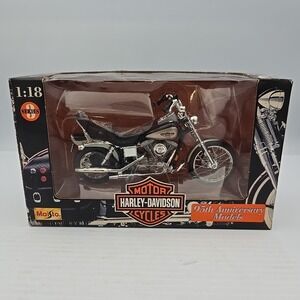 MAISTO Harley-Davidson 95th Anniversary 1:18 Dyna Wide Glide FXDWG Motorcycle